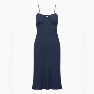 Aritzia New with Tags Navy Bellow Dress